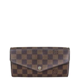 ２色有！LOUIS VUITTON新作ダミエdamierサラ・ウォレット/SARAH Sarah Wallet Damier Ebene - Women - Small Leather Goods