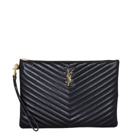 Ysl quilted pouch on sale