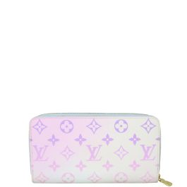 希少【Louis Vuitton】ZippyWallet 長財布 Gradient Pastel Mist Louis Vuitton Zippy Wallet Gradient Pastel Mist for Women