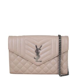 Saint laurent envelope wallet on chain deals