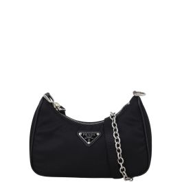バッグ PRADA TESSUTO NYLON SHOULDER BODY BAG Prada Tessuto Nylon Saffiano Pocket Messenger Shoulder Bag Black
