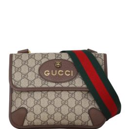 Gucci vintage supreme canvas shoulder bag sale