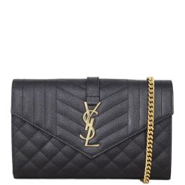 【SAINT LAURENT】SMALL ENVELOPE WALLET IN MIXED MATELASSE CASSANDRE MATELASSÉ SMALL ENVELOPE WALLET IN LAMBSKIN