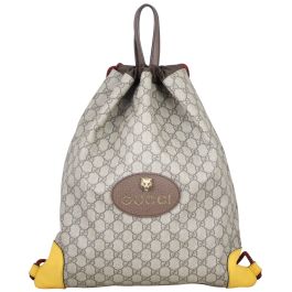 Gucci GG Supreme Neo Vintage Drawstring Backpack
