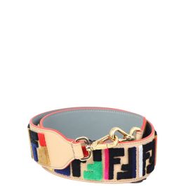 Fendi Strap You Velvet Logo Shoulder Strap