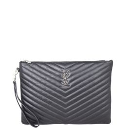 Saint Laurent Monogram Matelasse Tablet Pouch