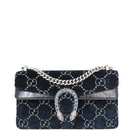 Gucci Dionysus GG Velvet Small Shoulder Bag