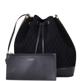 Saint laurent monogram bucket bag outlet