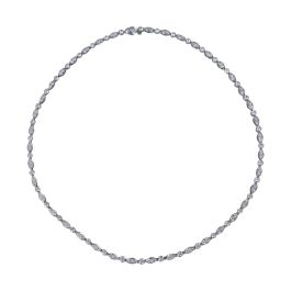Black outlet platinum necklace