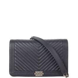 Chanel Boy Wallet on Chain Chevron
