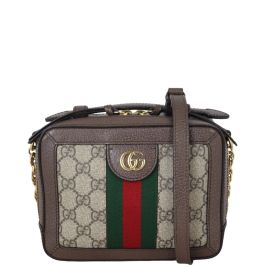 ハンドバッグ GUCCI OPHIDIA GG MINI TOP HANDLE BAG Ophidia mini top handle bag in beige and white GG Supreme