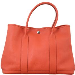すぐお届け 国内発送 HERMES Garden party 30 Orange Negonda Hermes Garden Party 30 Negonda