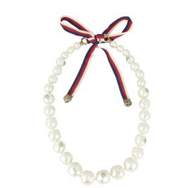 Gucci necklace pearl discount