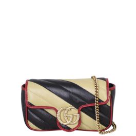 【GUCCI】グッチ Gg Marmont Super Mini Bag ベージュ Gucci GG Marmont Super Mini Bag