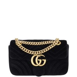 Gucci gg marmont velvet mini bag top