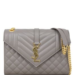 Saint Laurent Monogram Mix Matelasse Envelope Chain Bag Medium