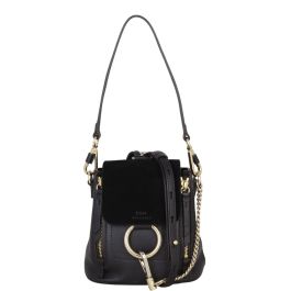 Chloe faye mini backpack black 2025