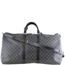 Louis Vuitton Keepall Bandouliere 55 Damier Graphite