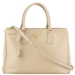 Prada saffiano double tote deals