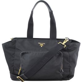 Prada diaper bag gold hardware 2025