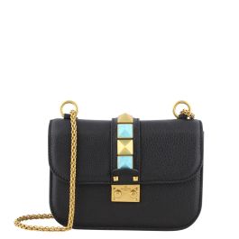 Valentino garavani lock small leather shoulder bag store