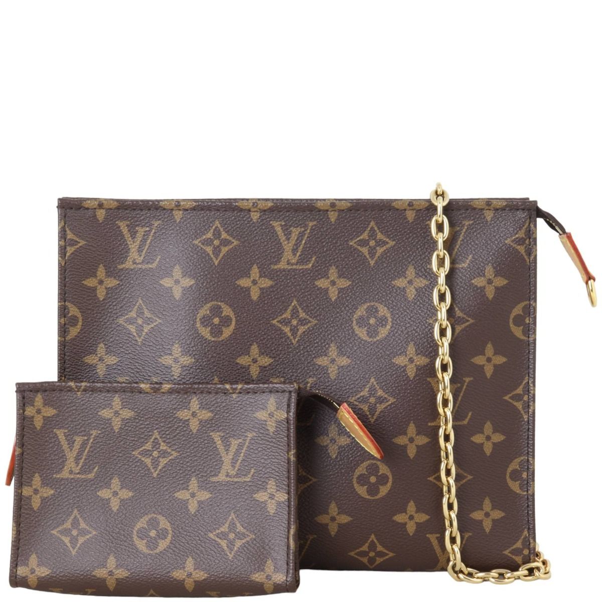 Louis Vuitton Toiletry Pouch On Chain Monogram with pouch