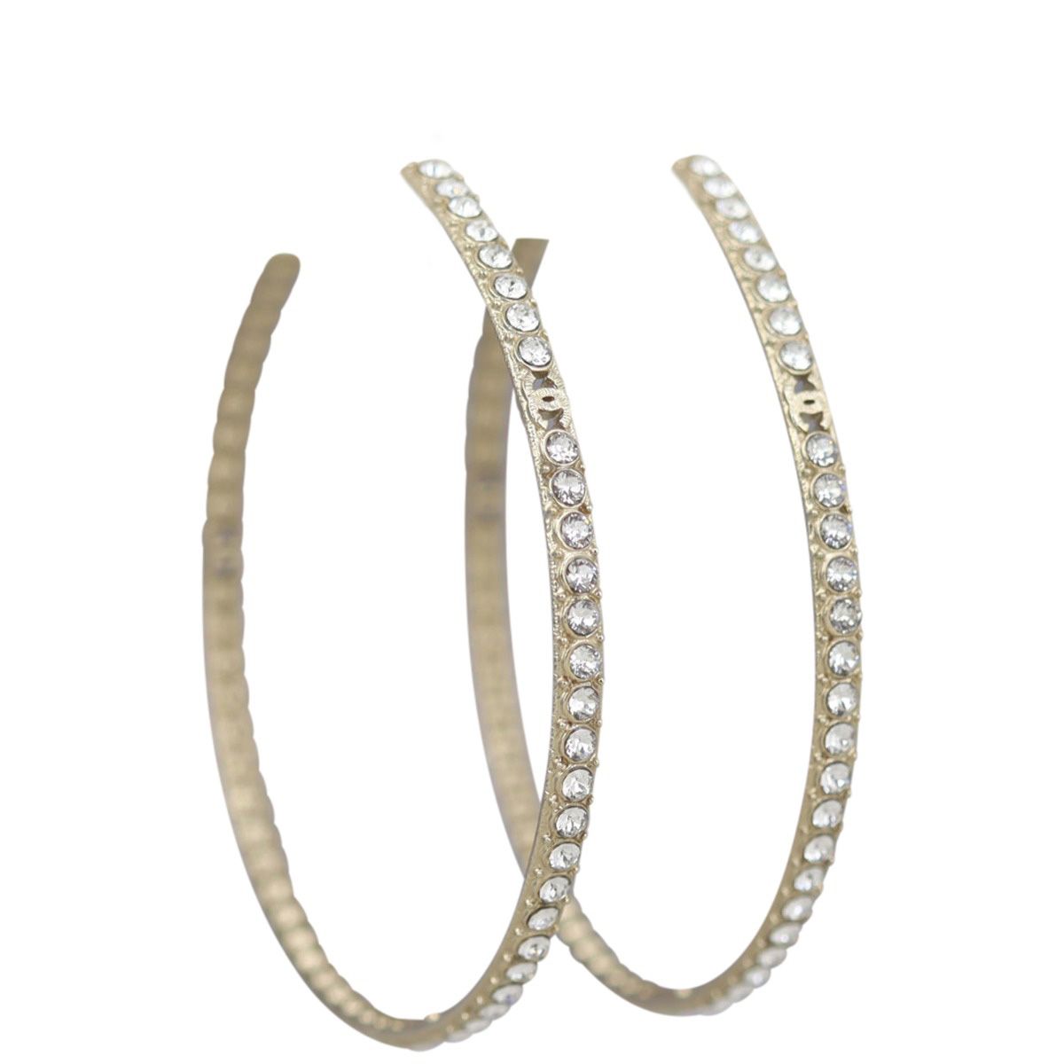 Hoop earrings crystal hotsell
