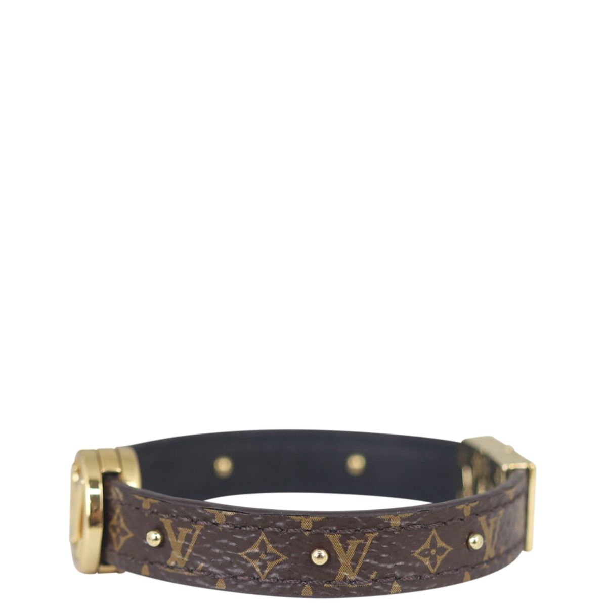 Louis Vuitton LV Trunk Reversible Leather Goods Bracelet