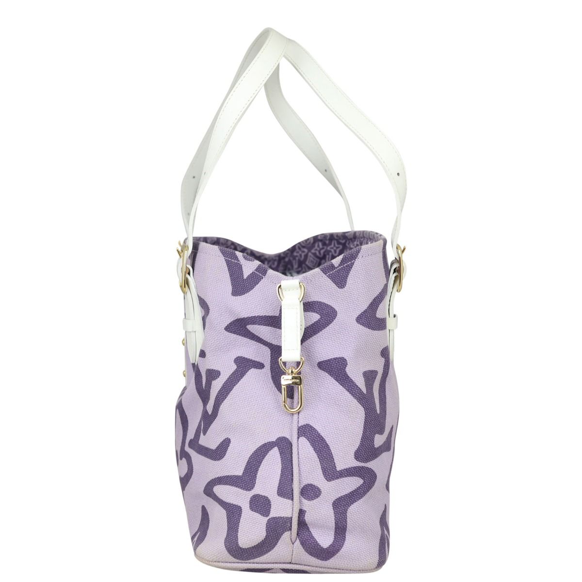 ♦LOUIS VUITTON♦Canvas Tahitienne Cabas PM LOUIS VUITTON Tahitienne Cabas PM Pink 1580173 | FASHIONPHILE