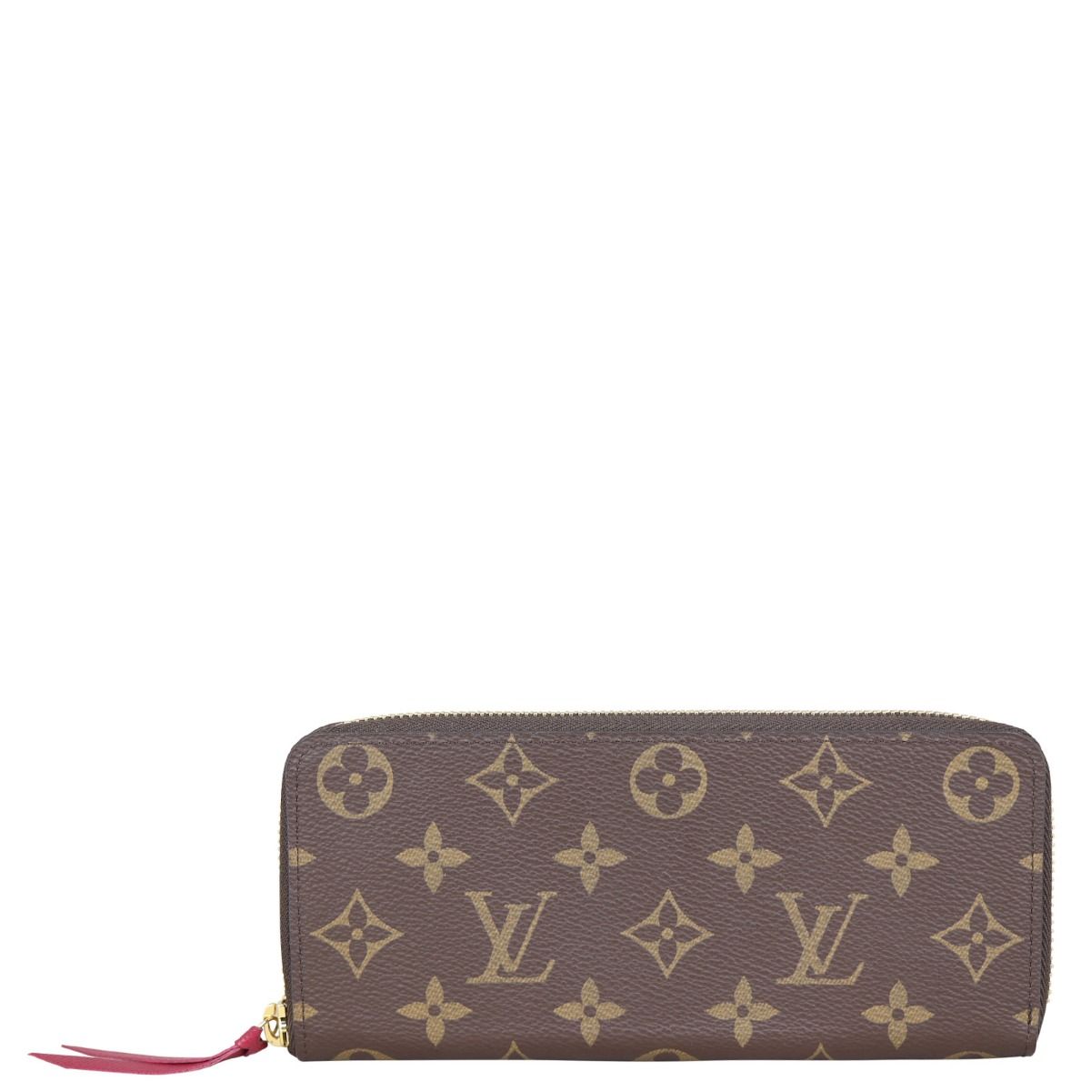 Louis Vuitton Clemence Wallet Monogram Fuchsia
