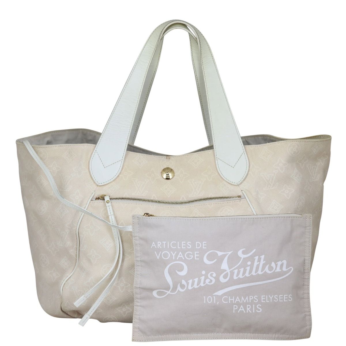 Lv canvas tote online
