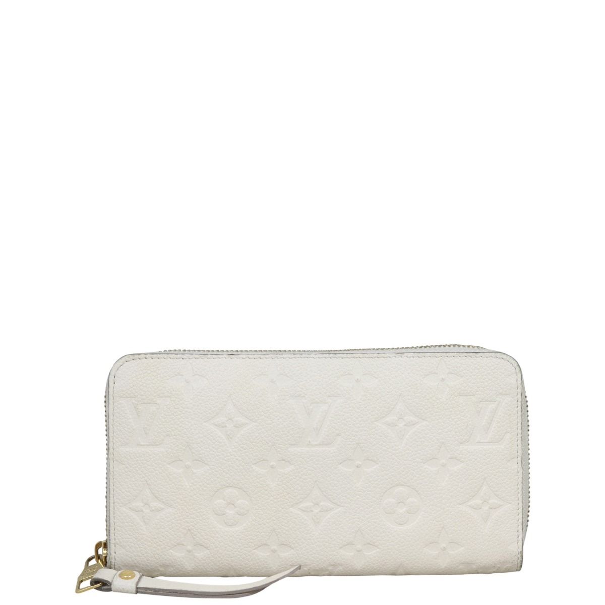 Louis Vuitton Zippy Vertical Wallet M82590 White 