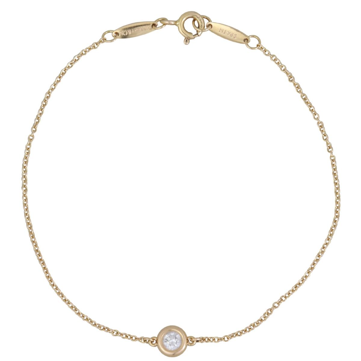Tiffany Co Diamonds by the Yard Bracelet 18k Rose Gold