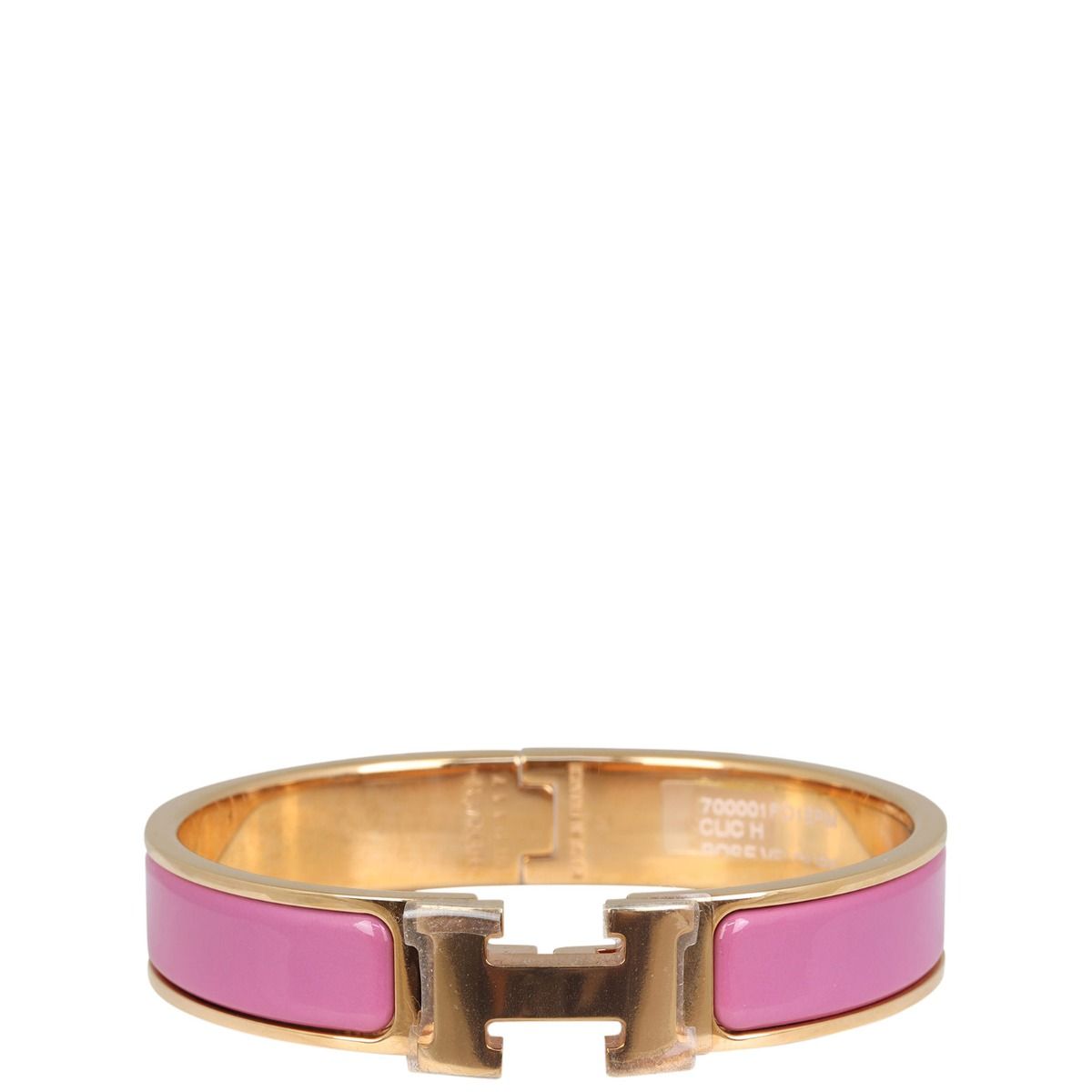 Hermes Clic H PM Bracelet (rose velours) Hermes Clic H PM Bracelet (rose velours)