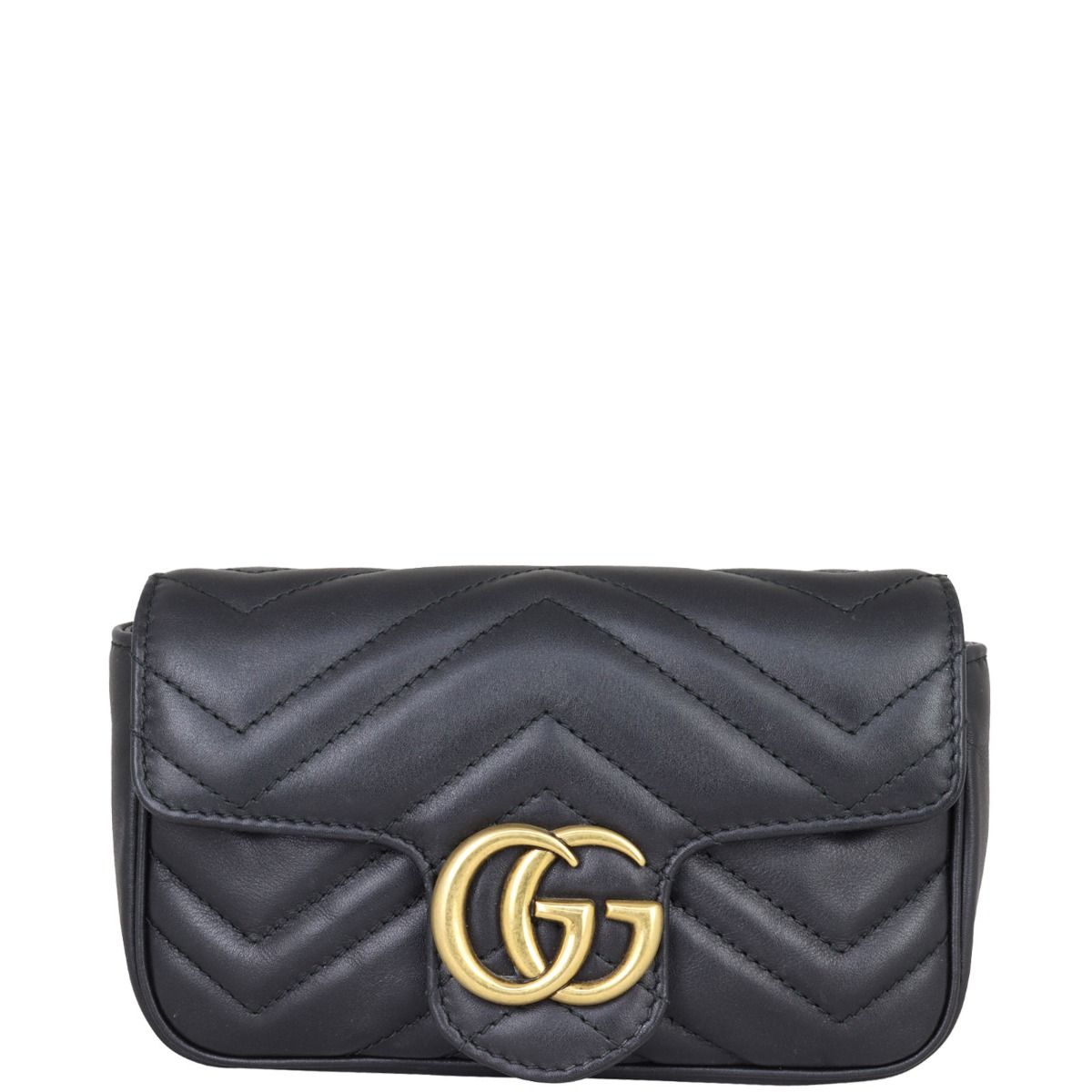 Gucci GG Marmont Matelasse Super Mini Shoulder Bag