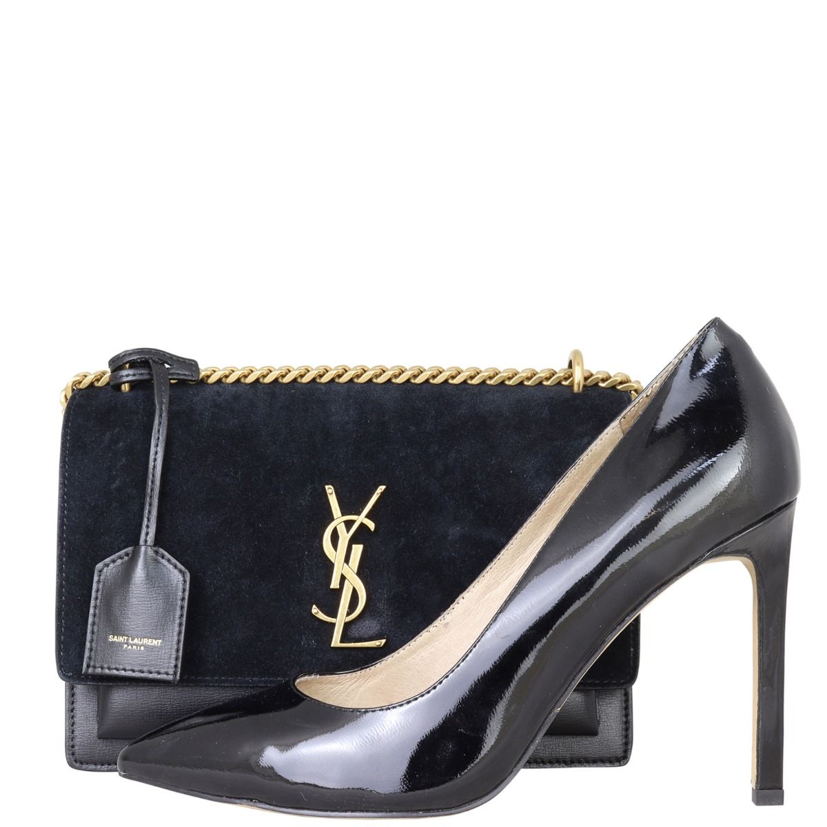 Saint laurent sunset velvet discount