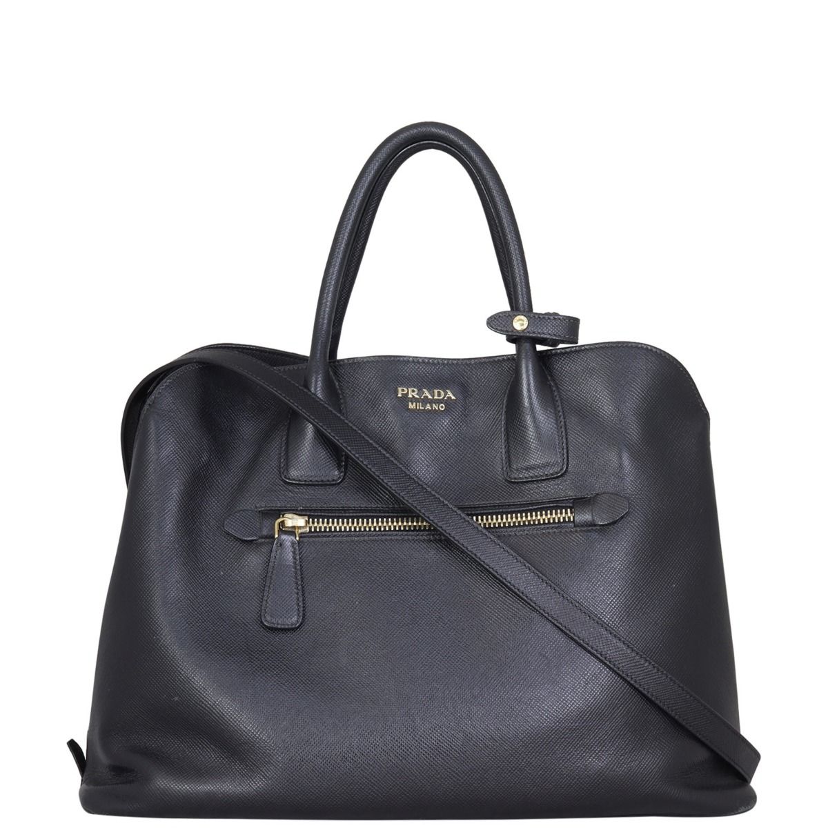 Prada Saffiano Cuir Open Promenade Tote