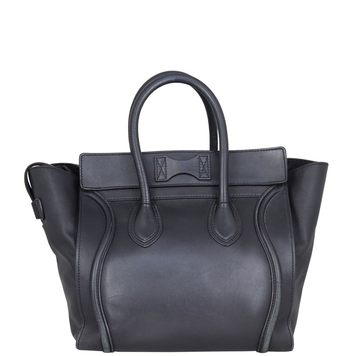 Celine mini luggage tote black online