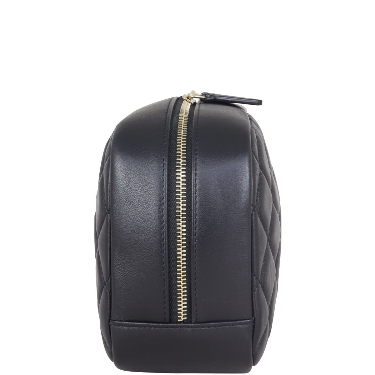 Chanel quilted makeup bag sale