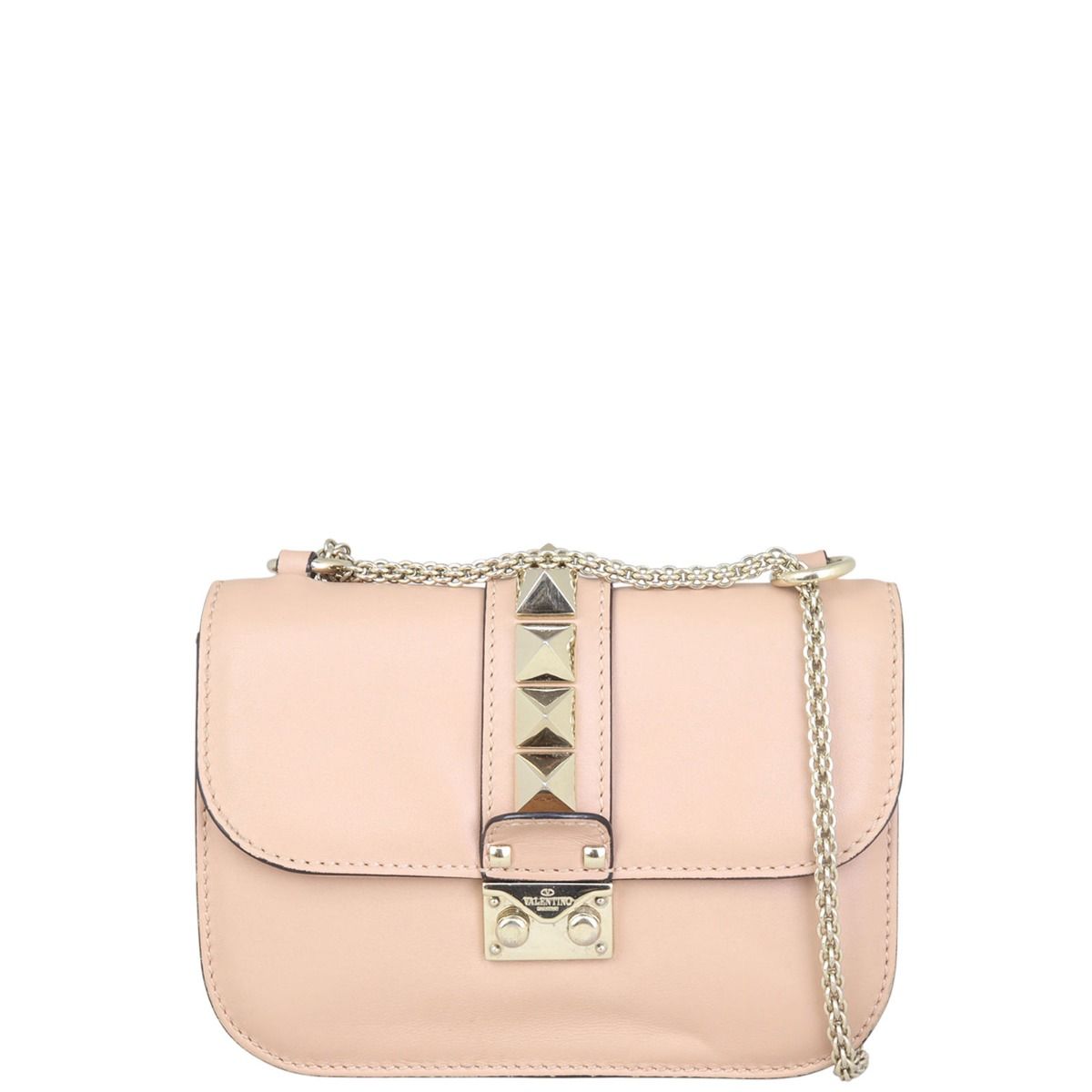 Valentino lock small leather shoulder bag top