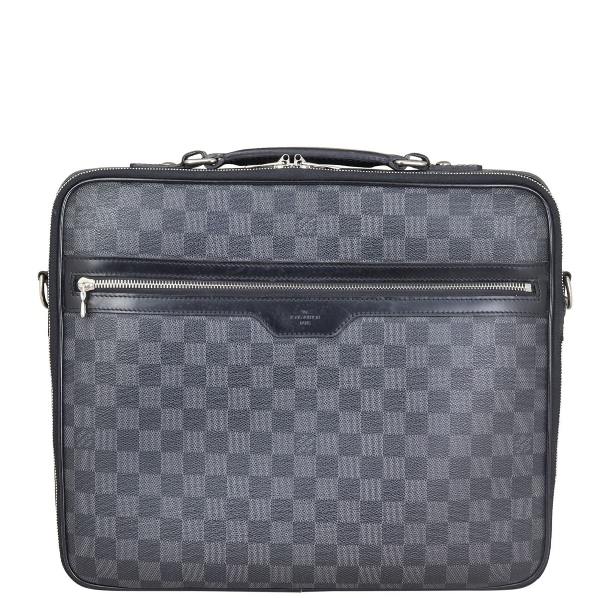Louis Vuitton Steeve Laptop Bag Damier Graphite