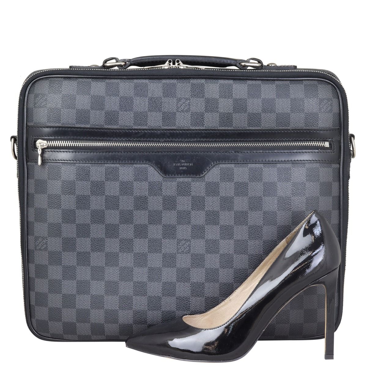 Louis Vuitton Steeve Laptop Bag Damier Graphite