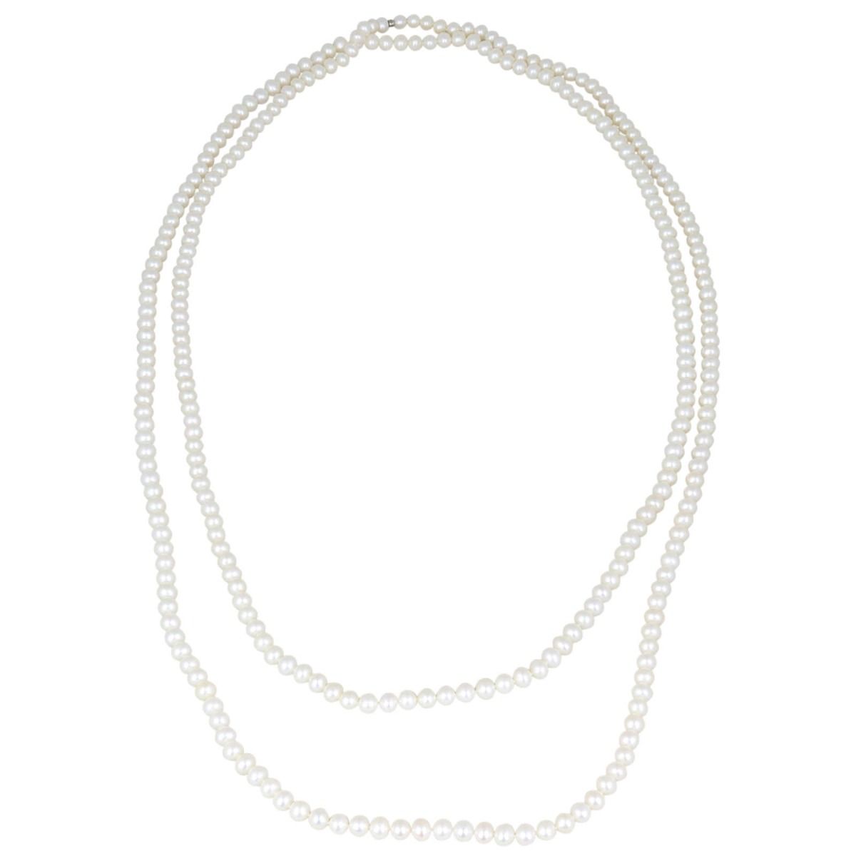 Pearl wrap necklace hot sale