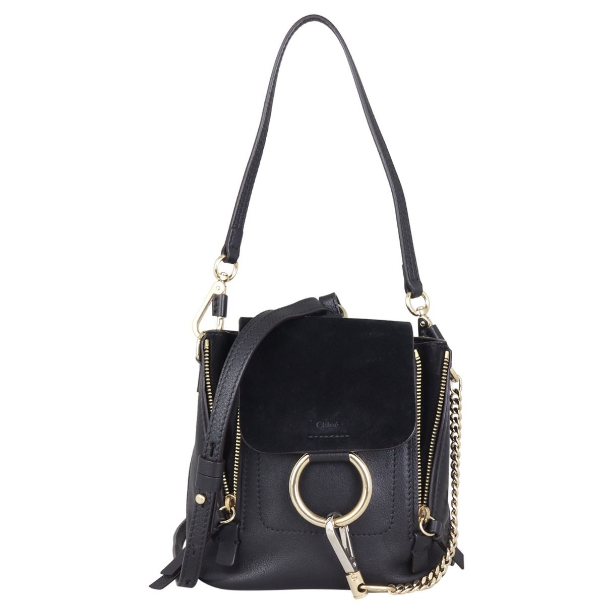 Chloé Mini Faye Backpack  Mini backpack outfit, Backpack outfit, Chloe  mini faye backpack