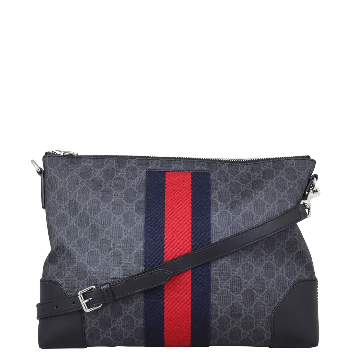 Gucci web gg supreme messenger bag best sale