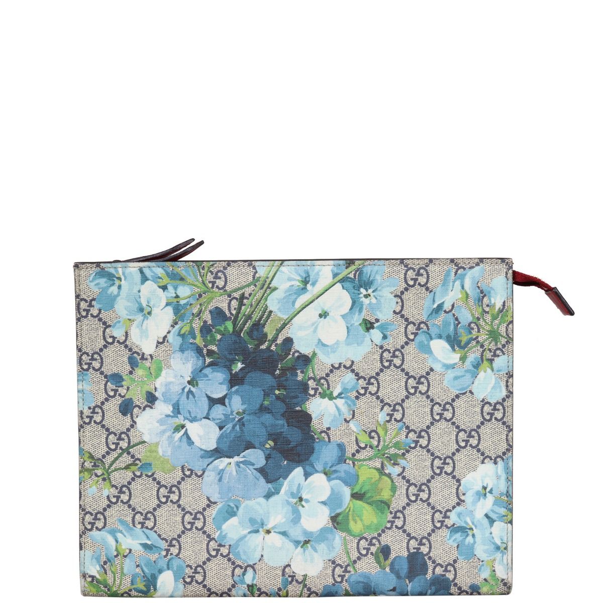 Gucci GG Supreme Blooms Zip Cosmetic Pouch