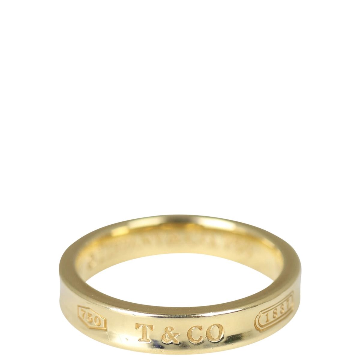 Tiffany Co 1837 18k Yellow Gold Ring
