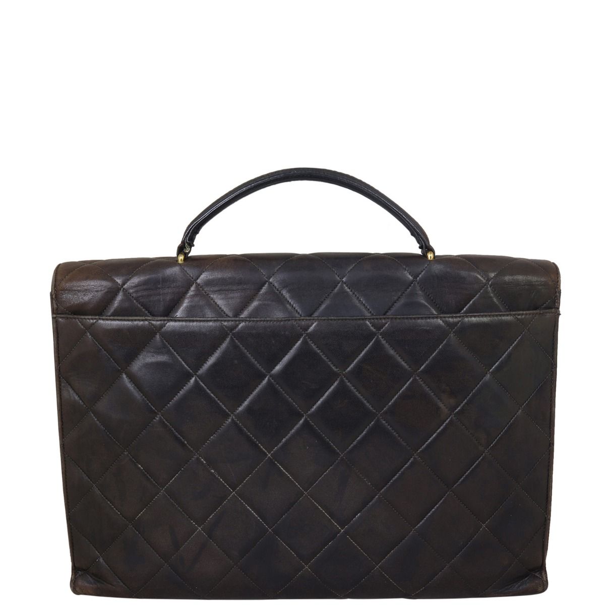 Chanel quilted briefcase sale