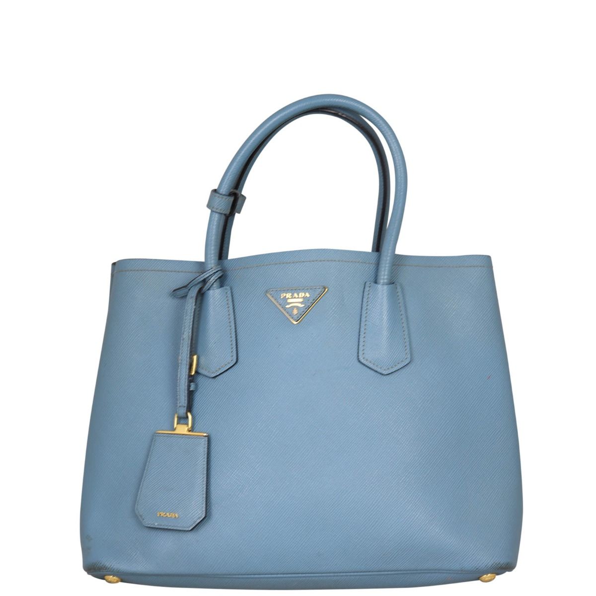 Prada Saffiano Cuir Double Bag Small