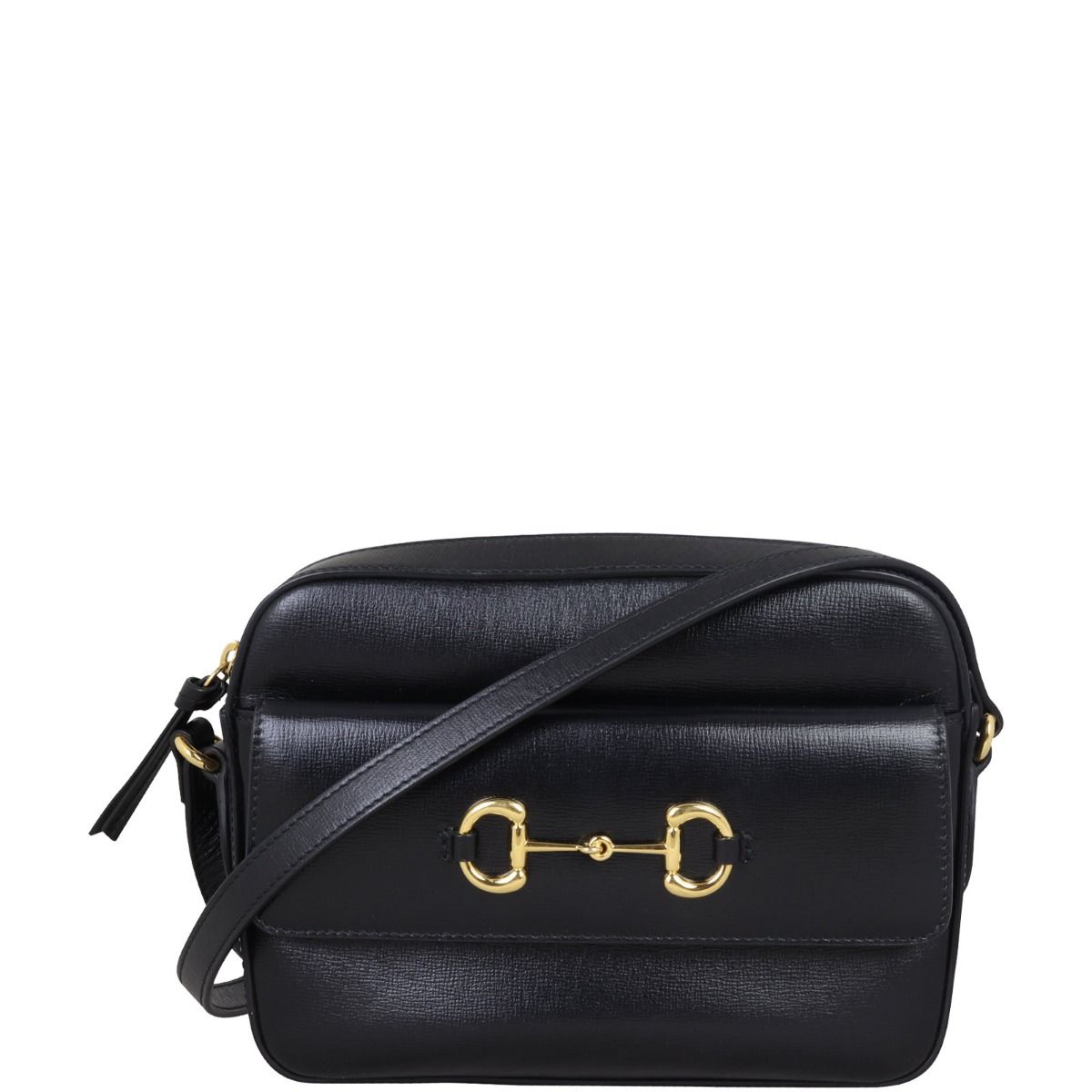 Gucci GG Leather 1955 Horsebit Shoulder Bag Small